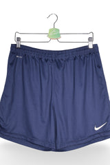 Pantaloni scurți - NIKE bleumarin cu croială sport și Dri-FIT – L – Bărbați - detaliu