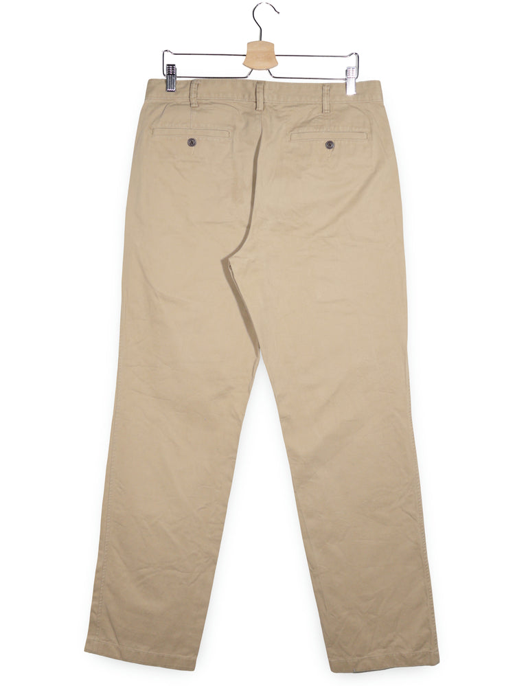 Pantaloni Lands' End bej mărime M vedere din spate second-hand premium
