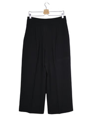 Pantaloni ZARA negru mărime L vedere din spate second-hand premium