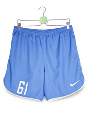 Pantaloni scurti Nike albastru mărime L vedere din față second-hand premium