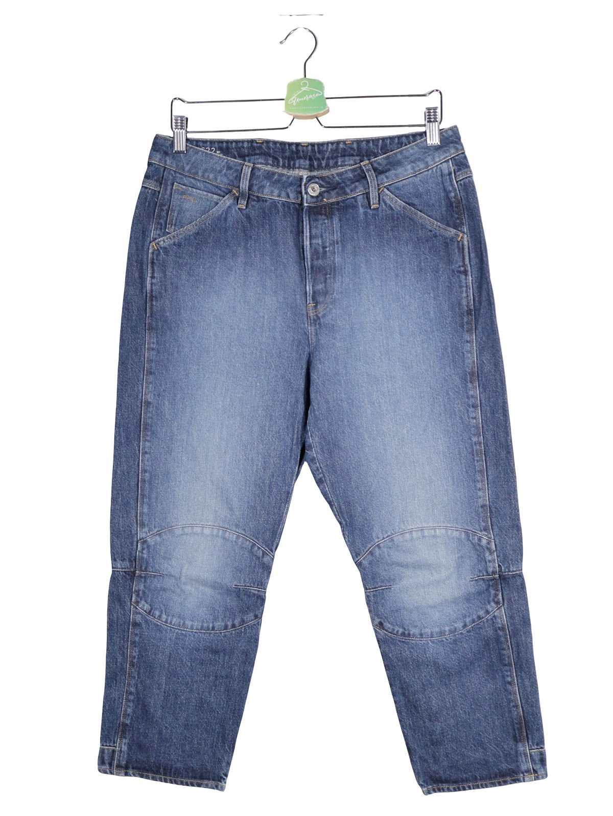 Blugi G-STAR RAW albastru mărime W32 vedere din față second-hand premium