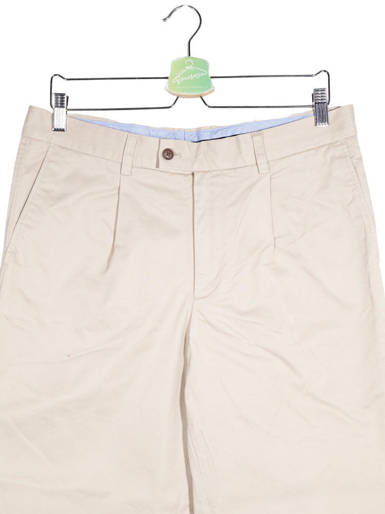 Pantaloni Charles Tyrwhitt bej deschis mărime M detaliu material și croială second-hand premium