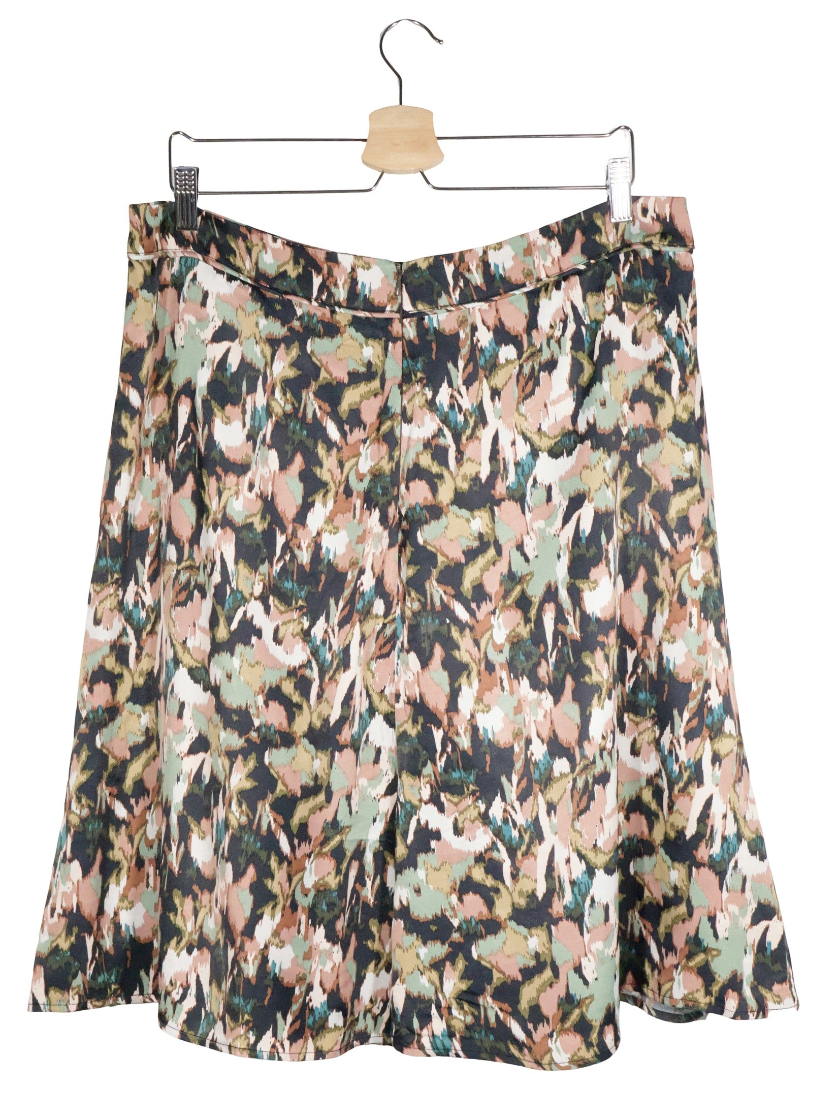 Fusta More & More multicolor mărime XXL vedere din spate second-hand premium