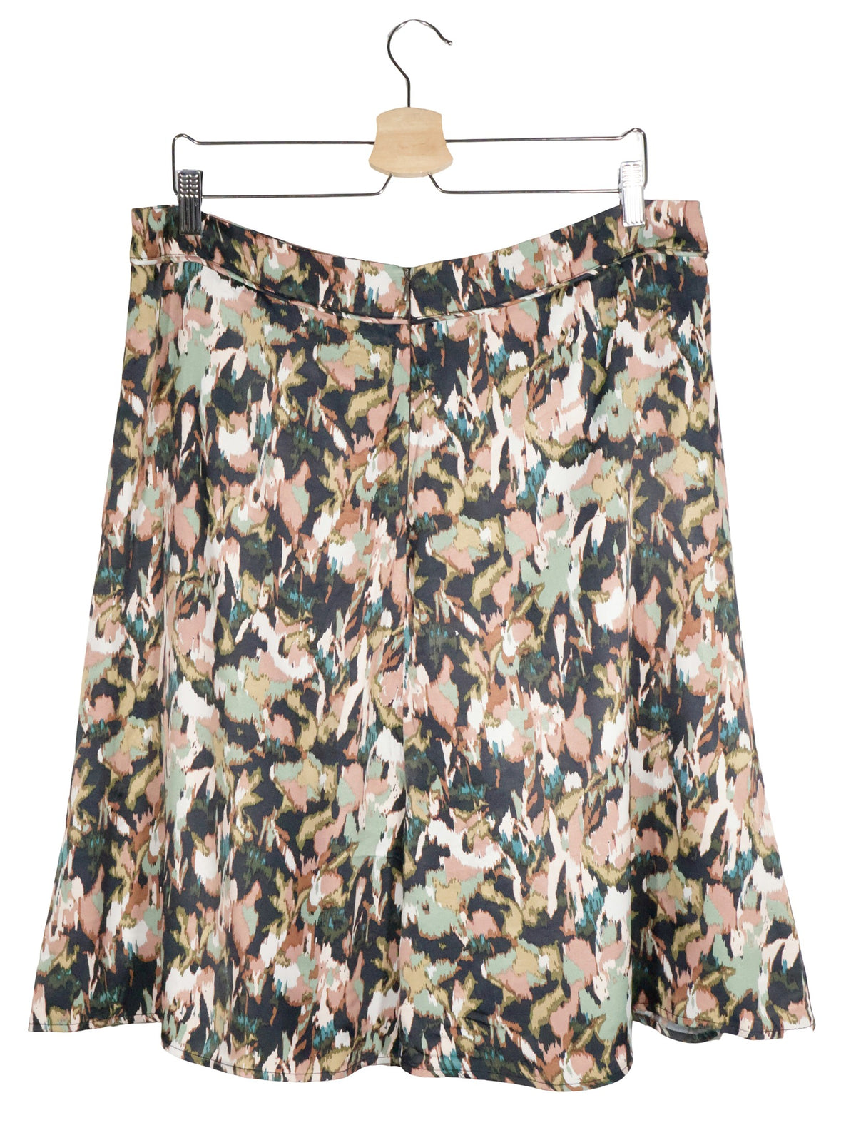 Fusta More & More multicolor mărime XXL vedere din spate second-hand premium