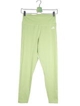 Colanti adidas verde deschis mărime M vedere din față second-hand premium