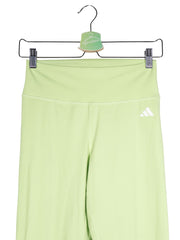 Colanti adidas verde deschis mărime M detaliu material și croială second-hand premium
