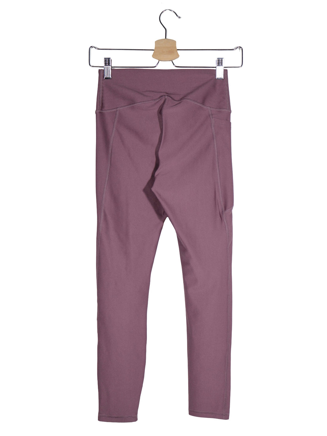 Pantaloni Under Armour mov prună mărime S vedere din spate second-hand premium