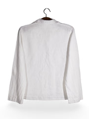 Sacou Premium alb din in – M – Femei - imagine 3