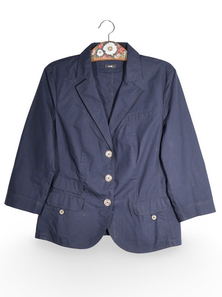 Sacou Gerry Weber bleumarin cu croială structurată – L – Femei - imagine 1