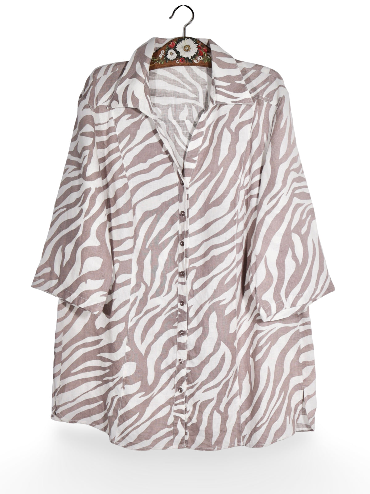 Cămașă Gerry Weber cu imprimeu zebra – XXL – Femei - imagine 1