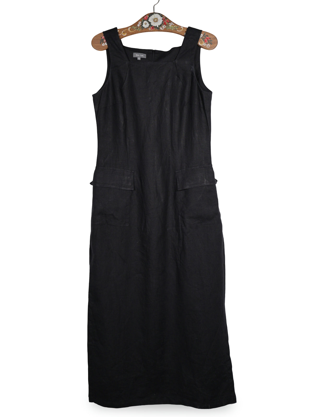 Rochie Marc Aurel negru mărime M vedere din față second-hand premium
