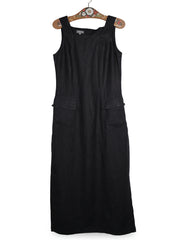 Rochie Marc Aurel negru mărime M vedere din față second-hand premium