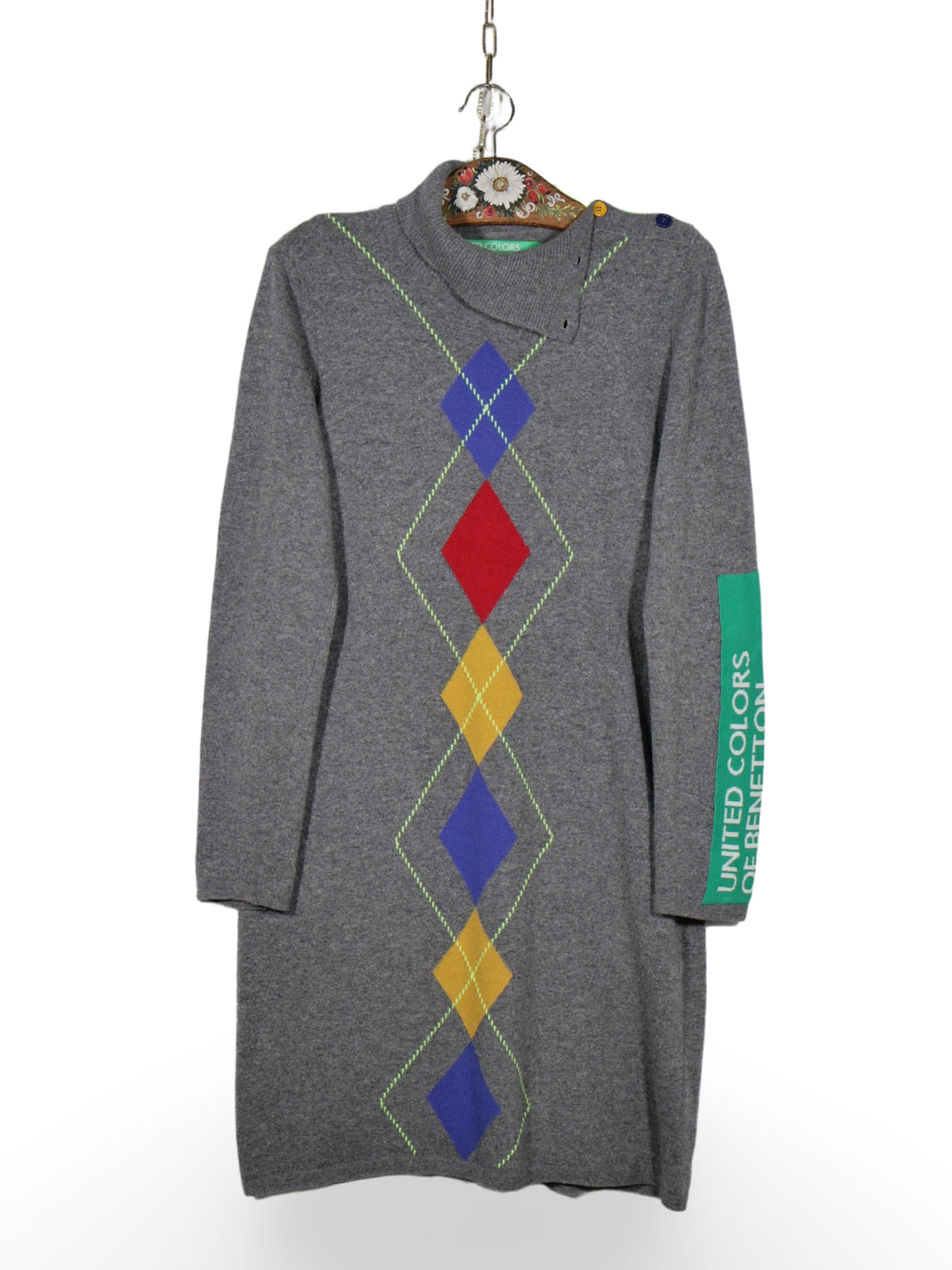 Rochie (80%lana) Benetton - marimea S - Femei