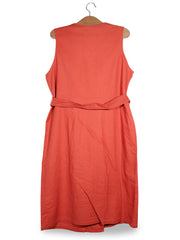 Rochie Yessica coral mărime L vedere din spate second-hand premium