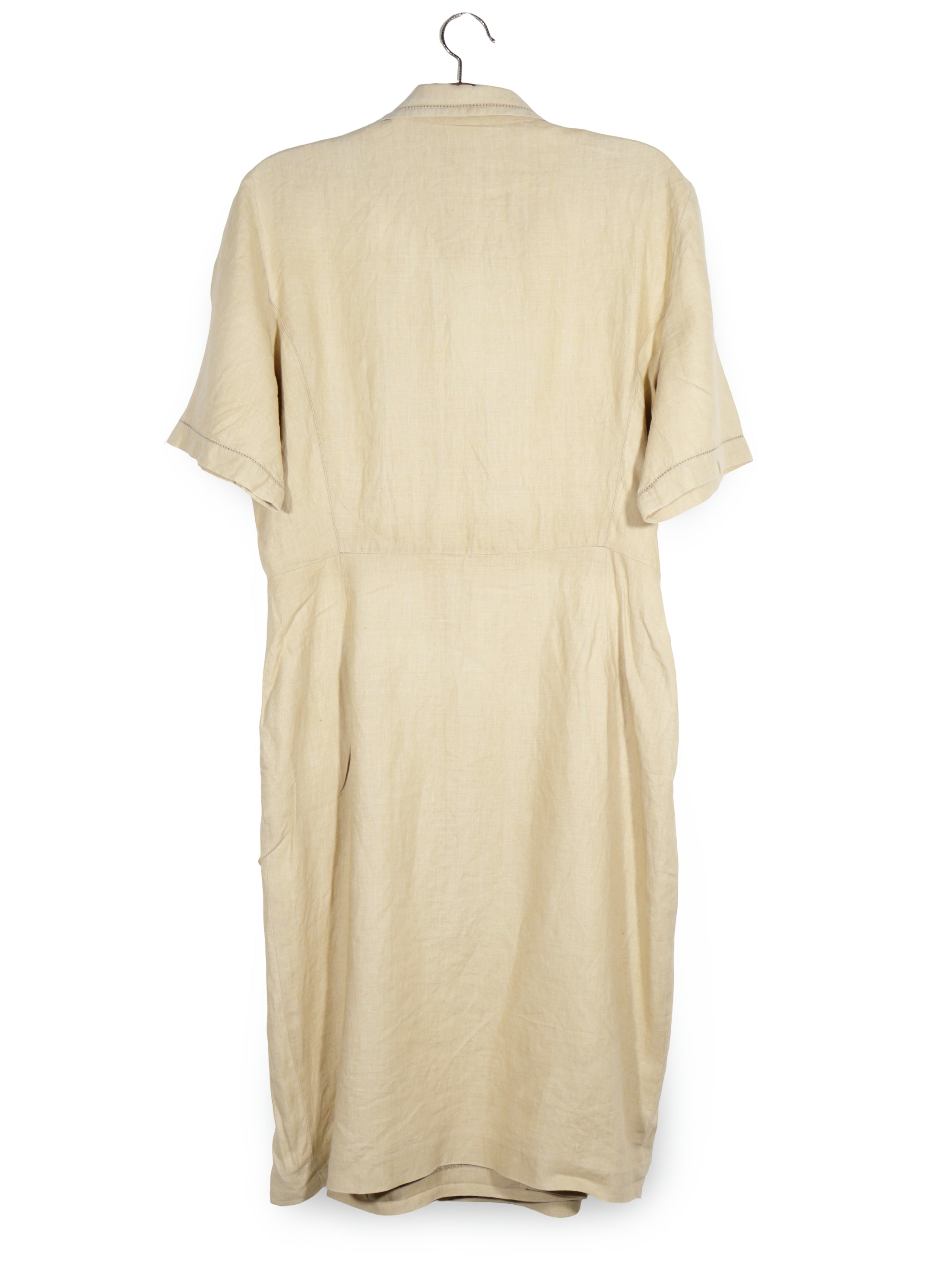 Rochie Premium bej deschis mărime XL vedere din spate second-hand premium