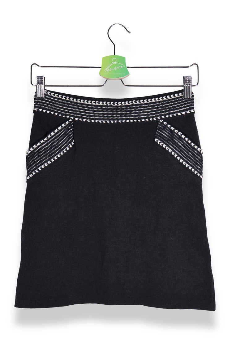 Compleu CLAUDIE PIERLOT margini contrastante și nasturi metalici – S/M – Femei