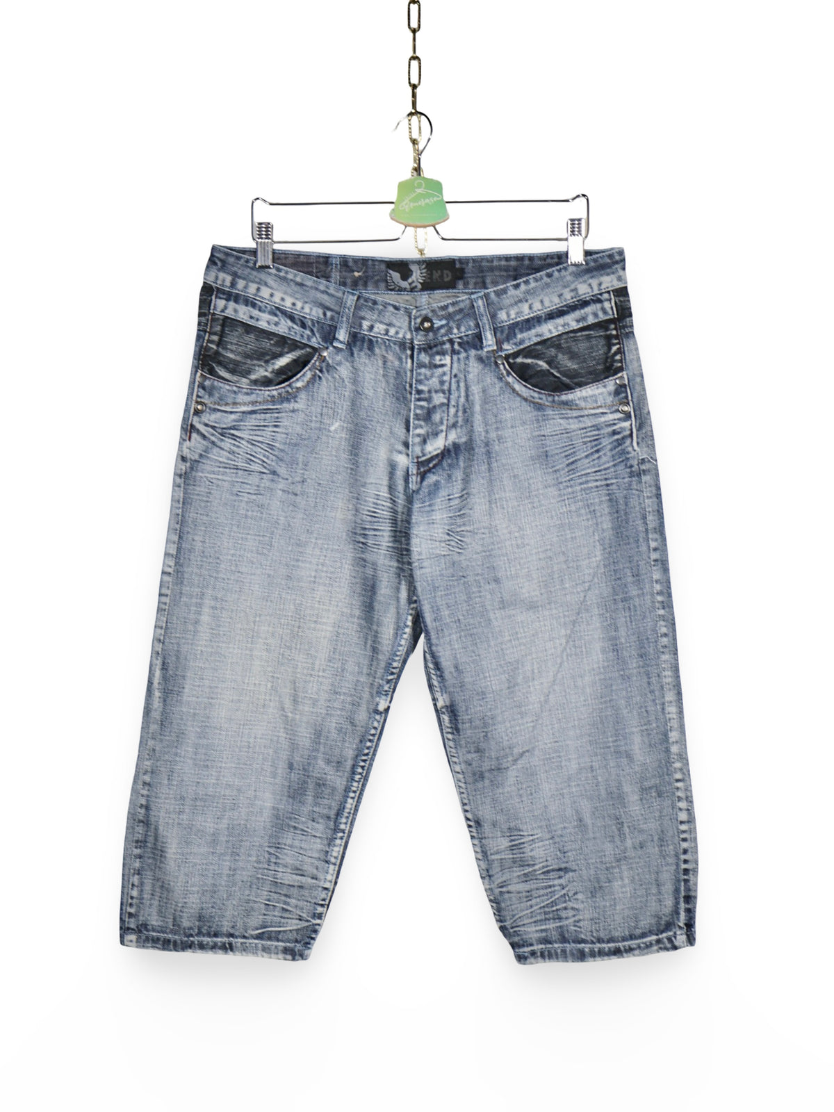 Blugi 2/3 Vintage - marimea L - Femei