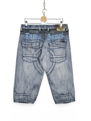 Blugi 2/3 Vintage - marimea L - Femei