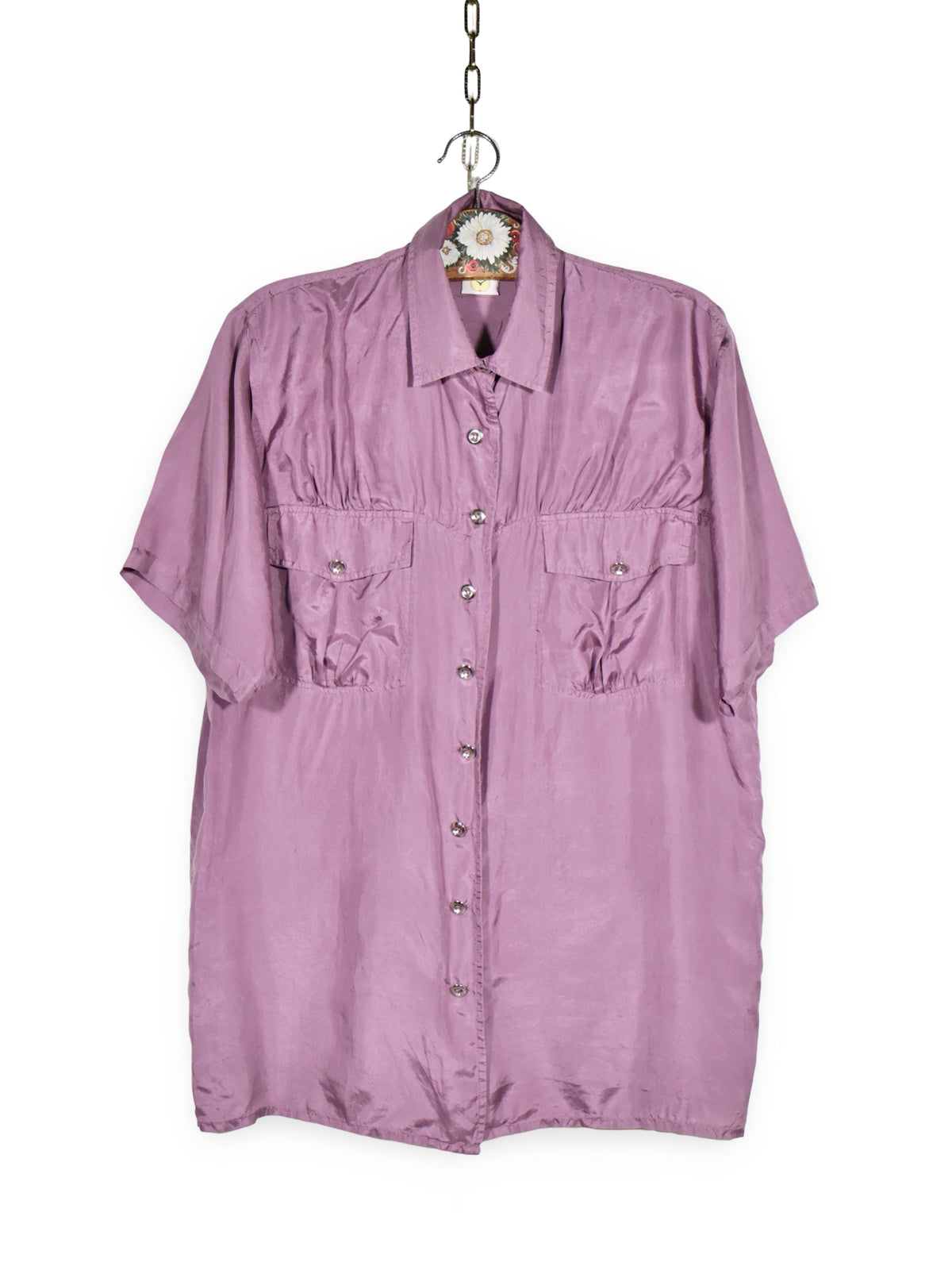 Camasa (100%matase) Vintage - marimea S/M - Femei