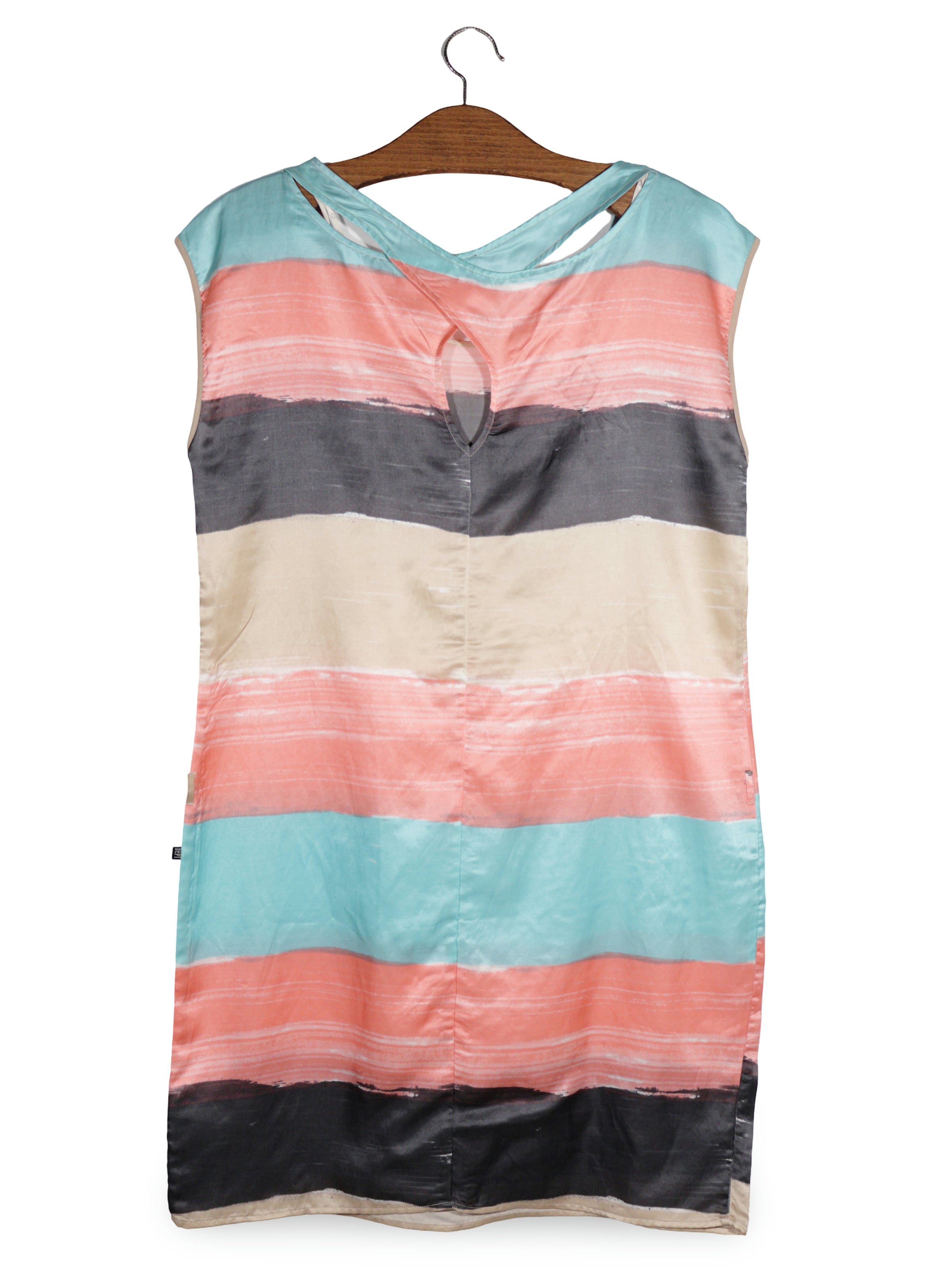 Rochie D.E.P.T multicolor mărime L vedere din spate second-hand premium