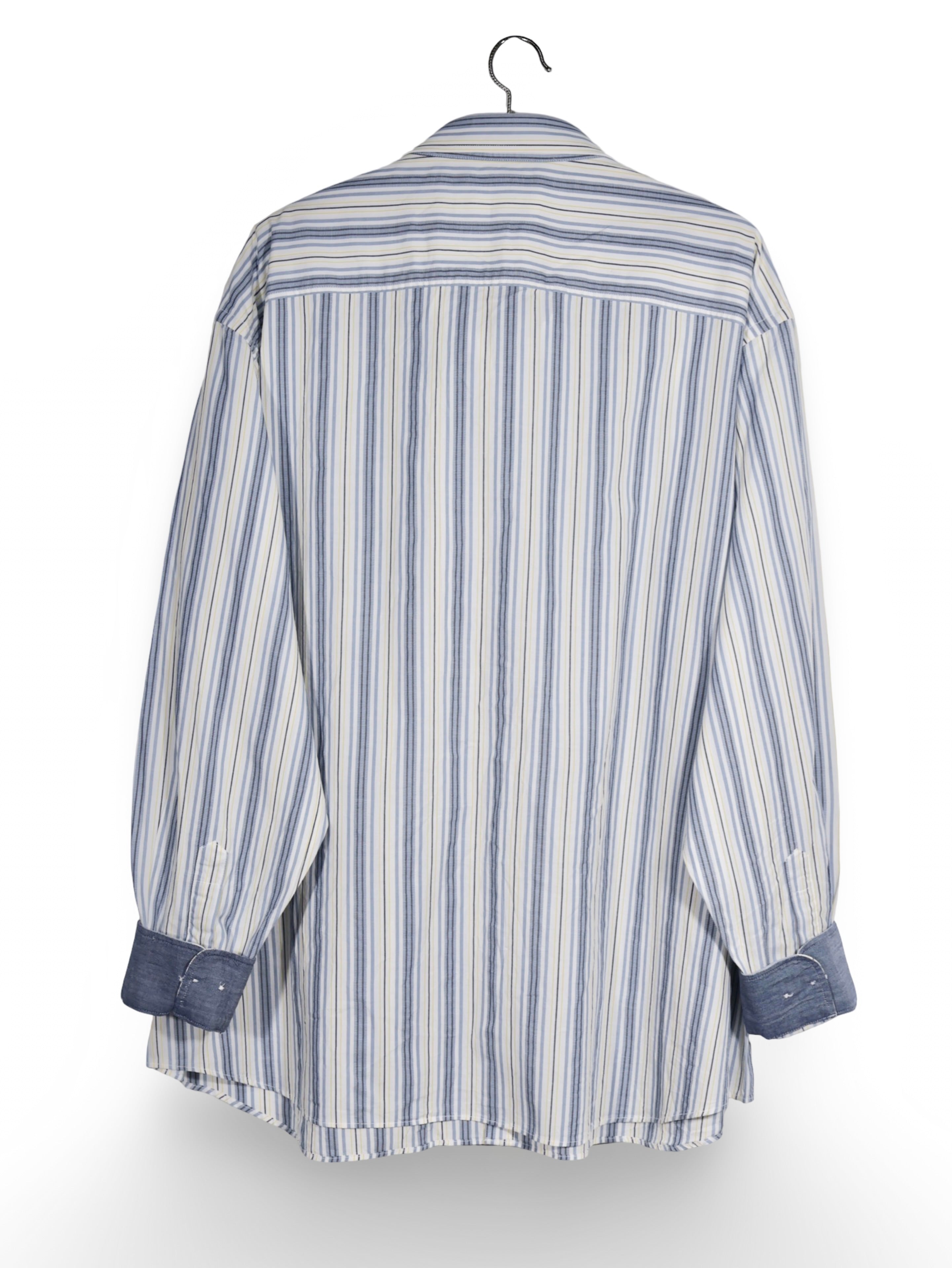 Cămașă Alte Branduri cu dungi pastelate – 4XL – Bărbați - imagine 3