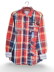 Cămașă Desigual multicolor cu imprimeu grafic – L – Bărbați - imagine 1