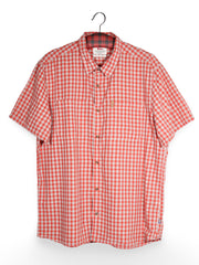 Cămașă Fjall Raven in carouri rosu-alb – XXL – Bărbați - imagine 1