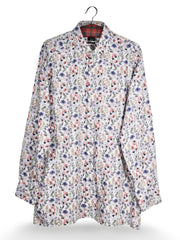 Cămașă OLYMP alb cu imprimeu floral – XL – Bărbați - imagine 1