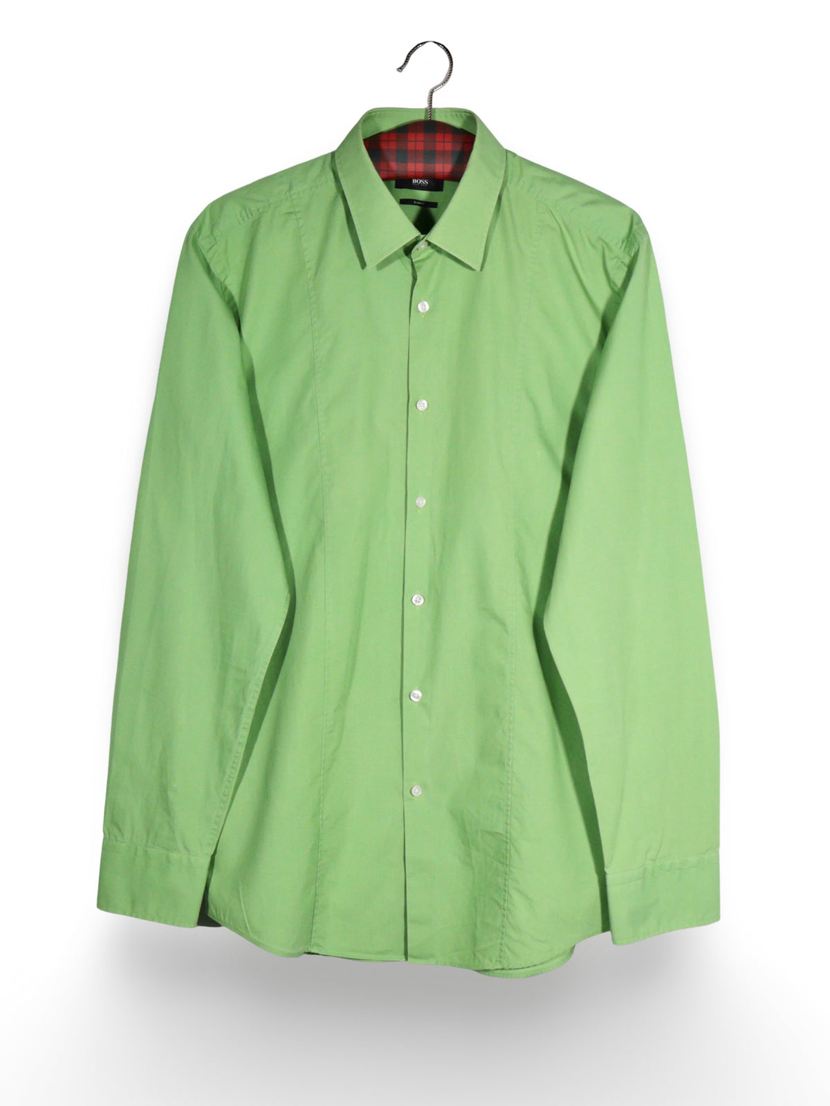 Cămașă Hugo Boss verde deschis slim fit – L – Bărbați - imagine 1