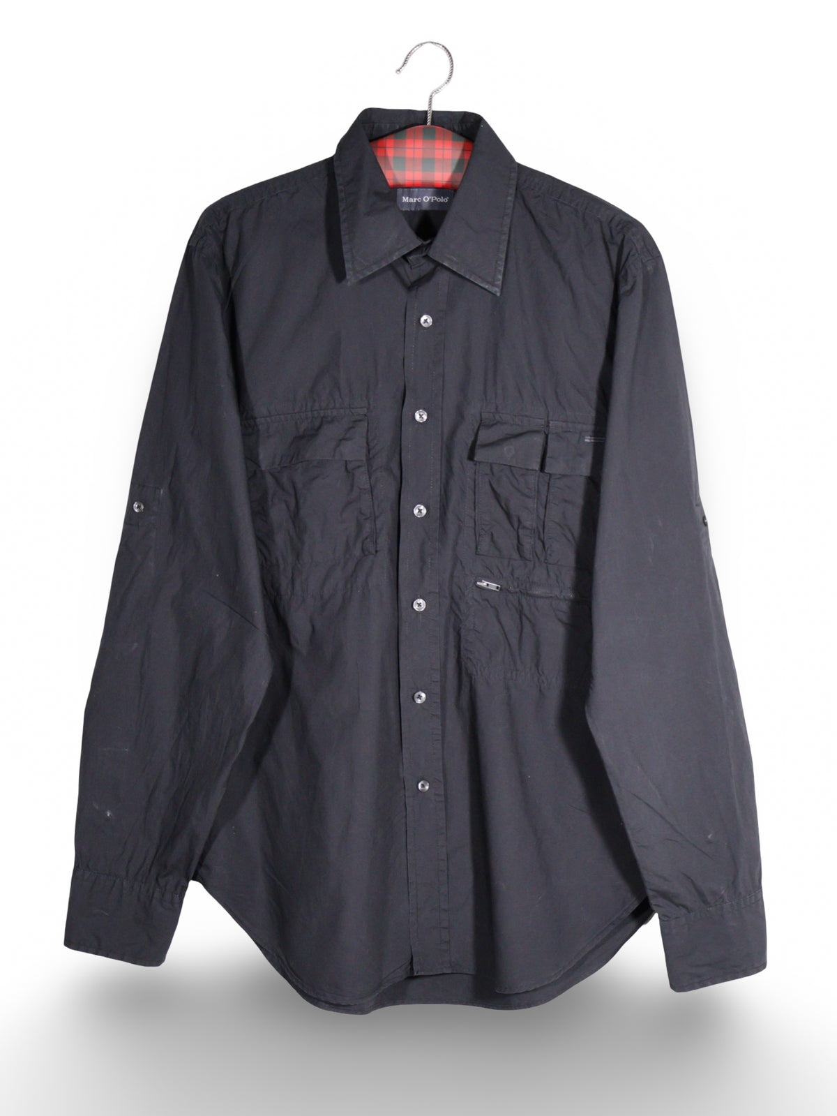 Cămașă Marc O'Polo neagra cu interior cadrilat – L – Bărbați - imagine 1