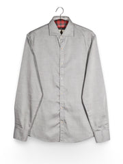 Cămașă Trussardi gri deschis cu guler clasic – M – Bărbați - imagine 1