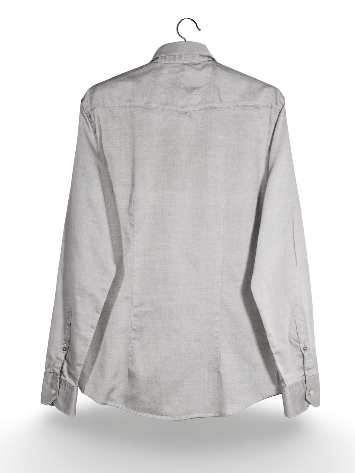 Cămașă Trussardi gri deschis cu guler clasic – M – Bărbați - imagine 3