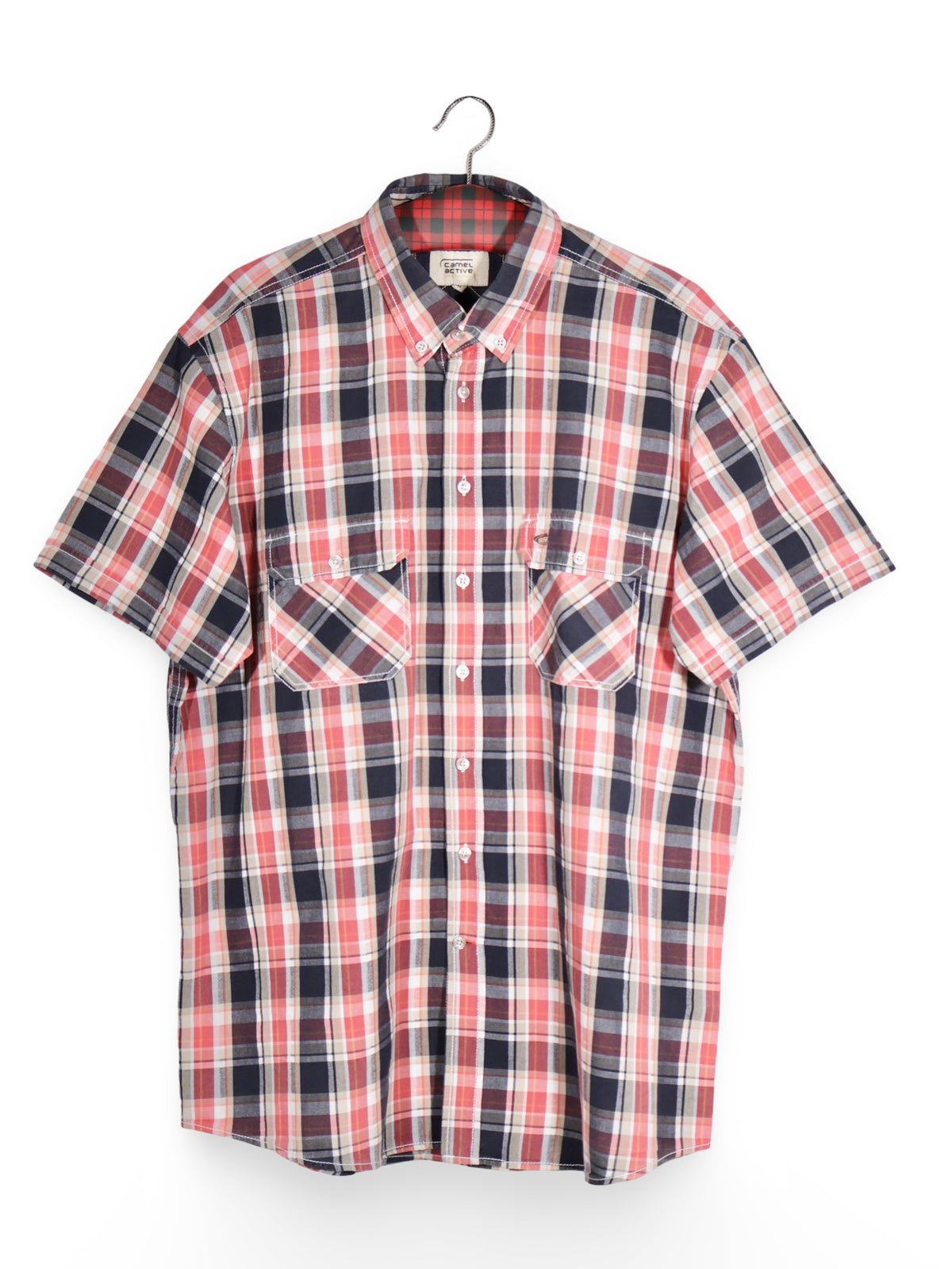 Cămașă Camel în carouri multicolore – XL – Bărbați - imagine 1