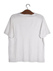 Tricou Premium alb cu decolteu în V – L – Femei - imagine 3
