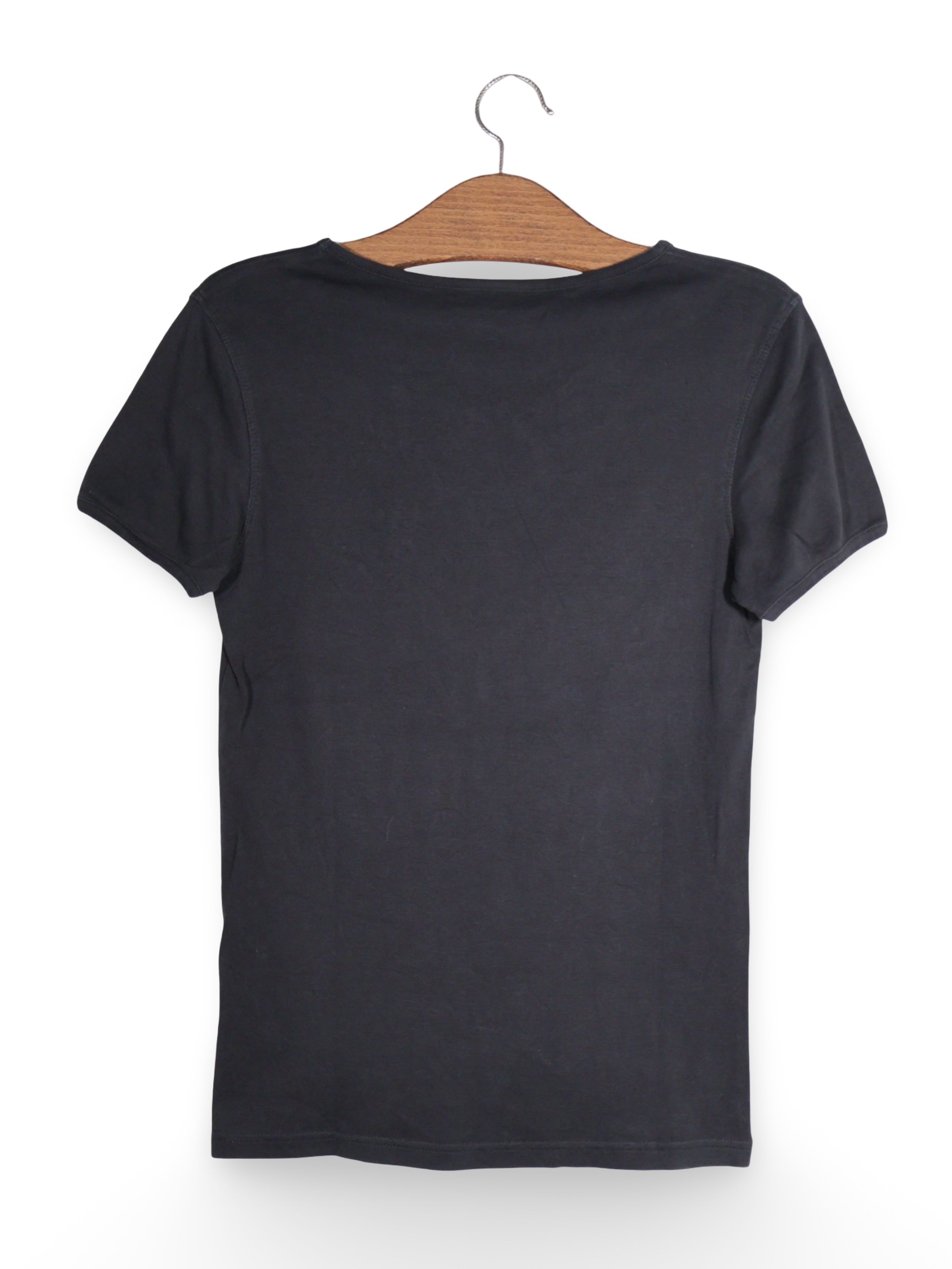 Tricou Hugo Boss negru cu croială simplă – M – Femei - imagine 3