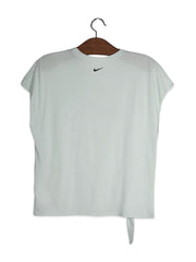 Tricou NIKE gri deschis cu logo supradimensionat – S – Femei - imagine 3