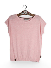Tricou Naketano roz pal cu efect melanj – M – Femei - imagine 1