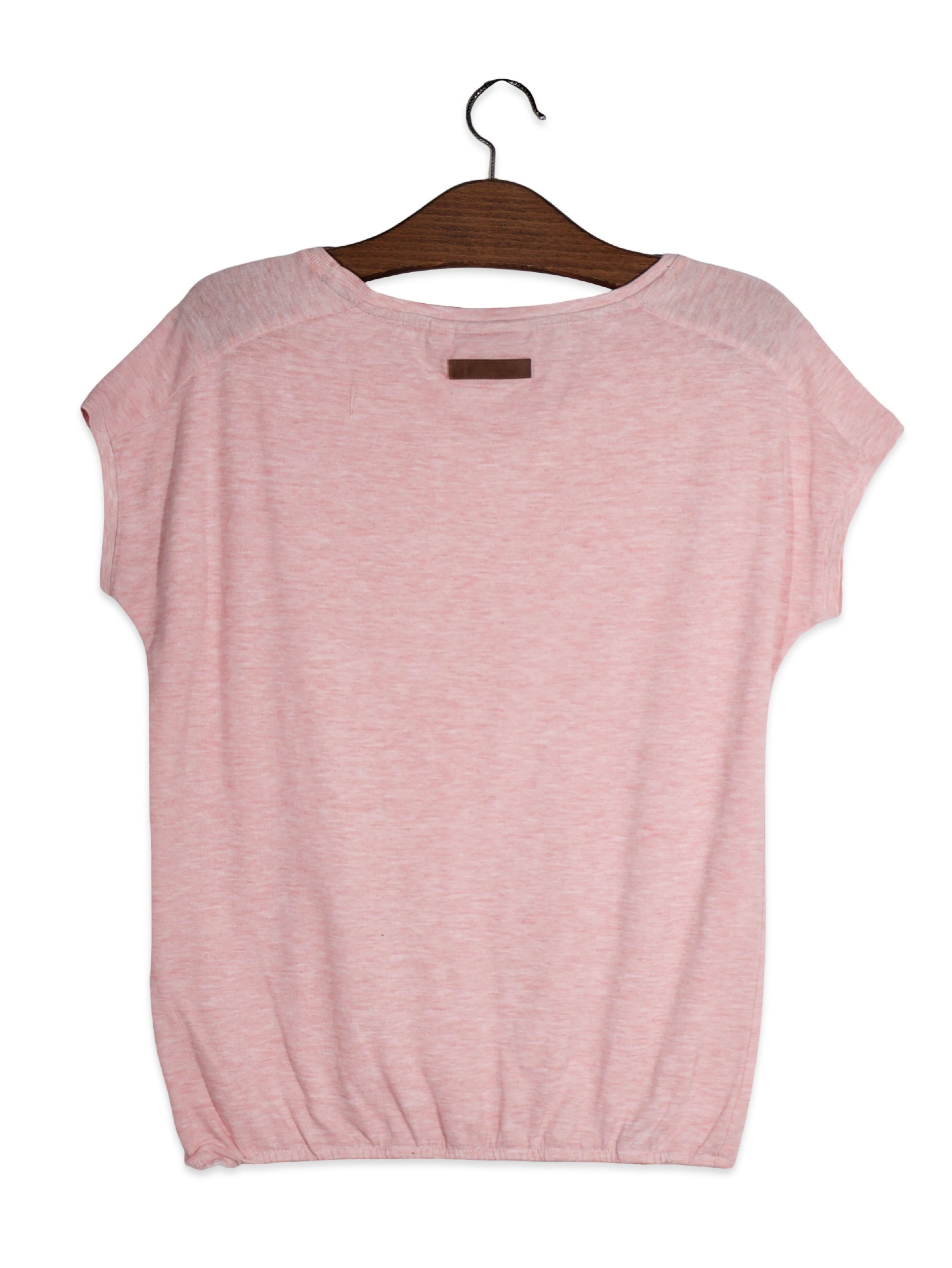Tricou Naketano roz pal cu efect melanj – M – Femei - imagine 3