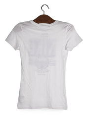 Tricou NIKE alb cu imprimeu retro sport – XS – Femei - imagine 3
