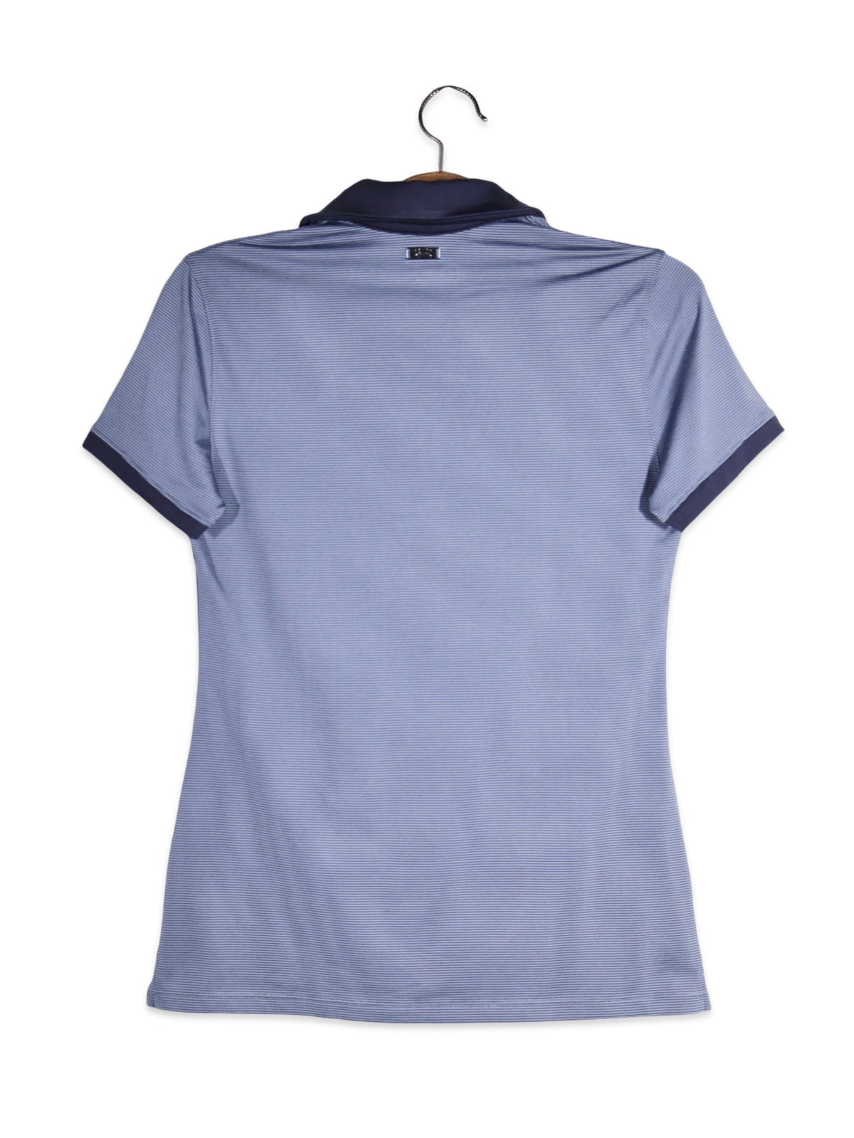 Tricou Under Armour cu dungi fine si guler contrastant – XS – Femei - imagine 3