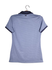 Tricou Under Armour cu dungi fine si guler contrastant – XS – Femei - imagine 3