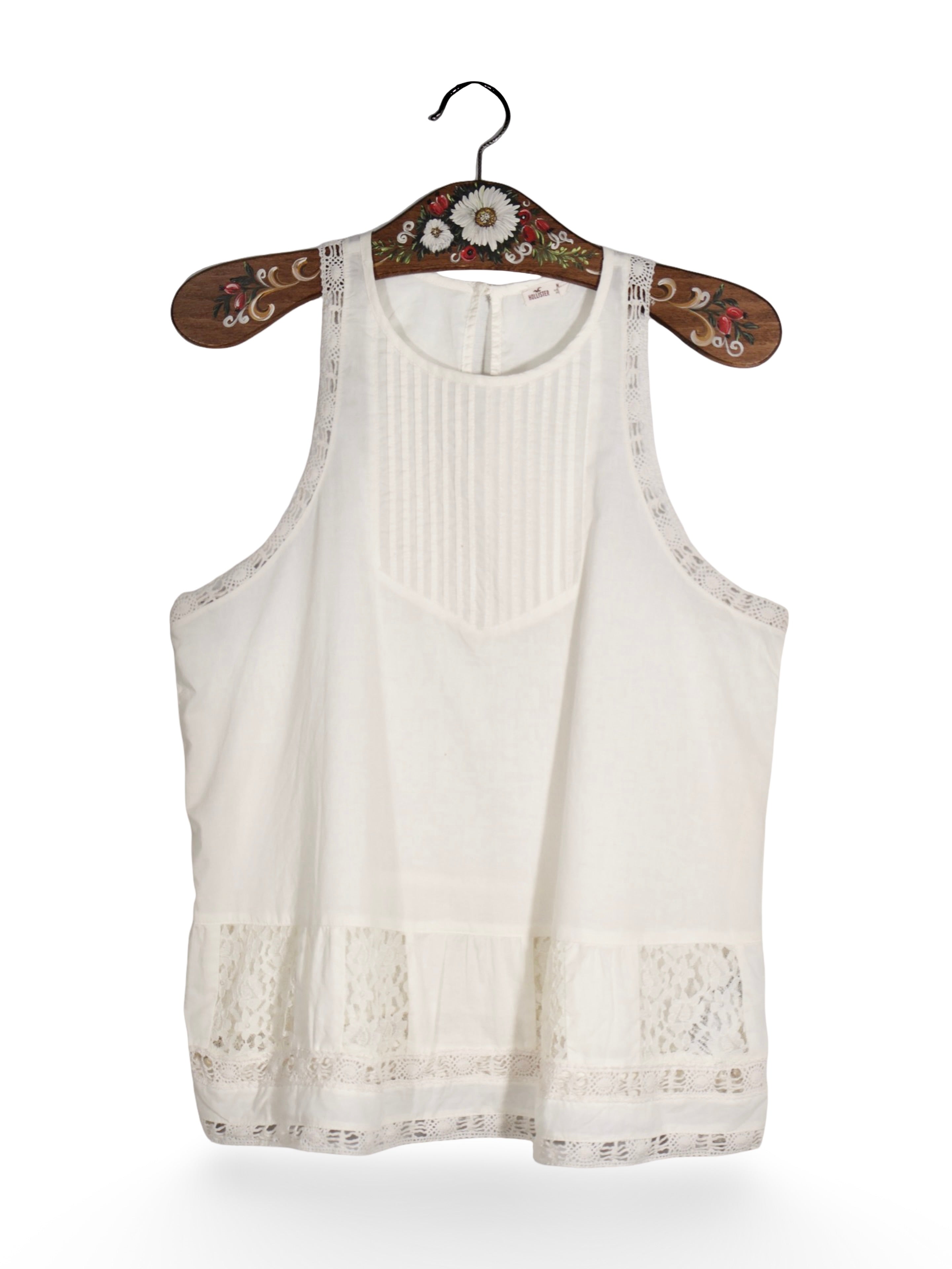 Top Hollister cu dantelă fină – M – Femei - imagine 1