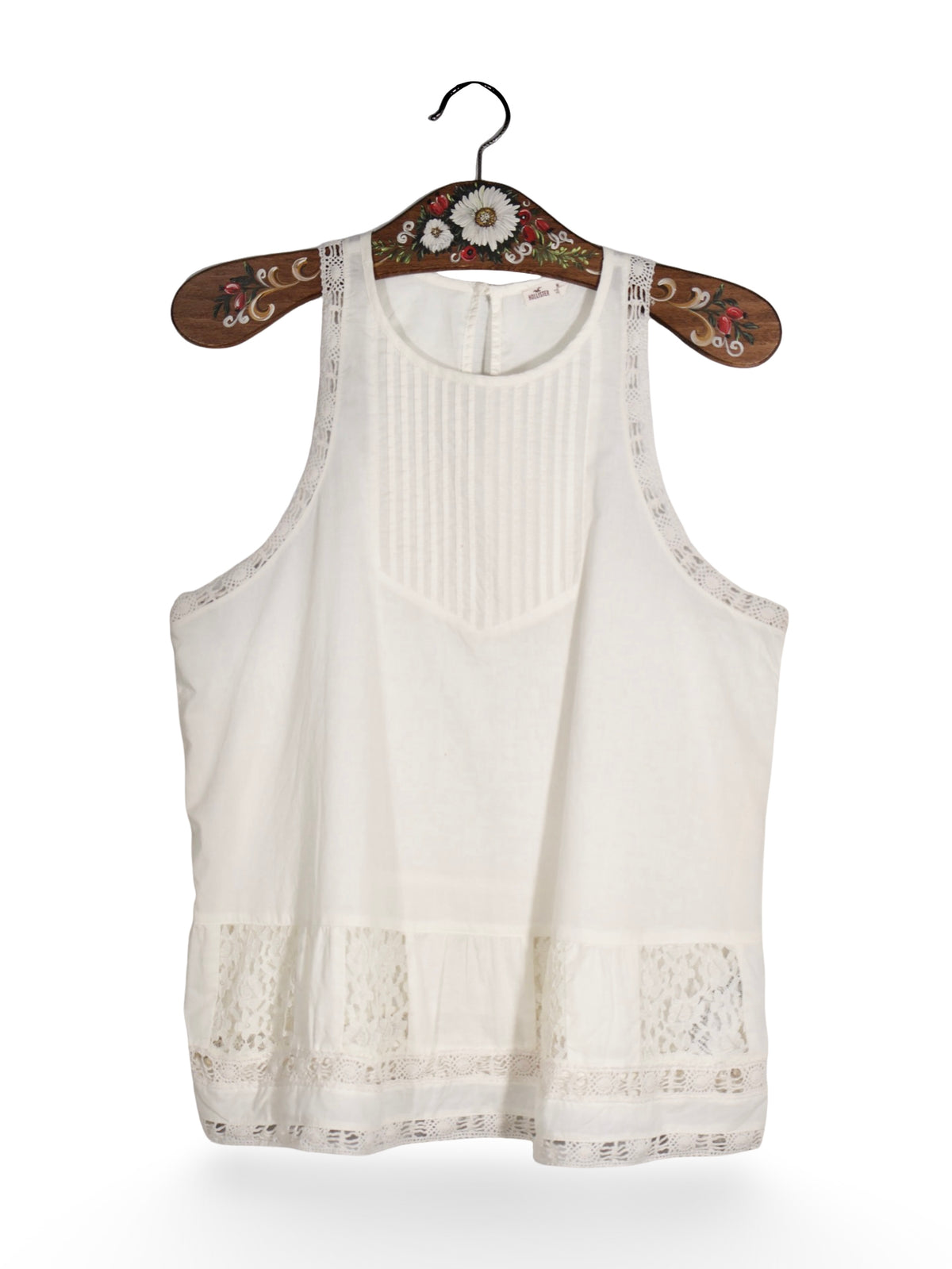Top Hollister cu dantelă fină – M – Femei - imagine 1