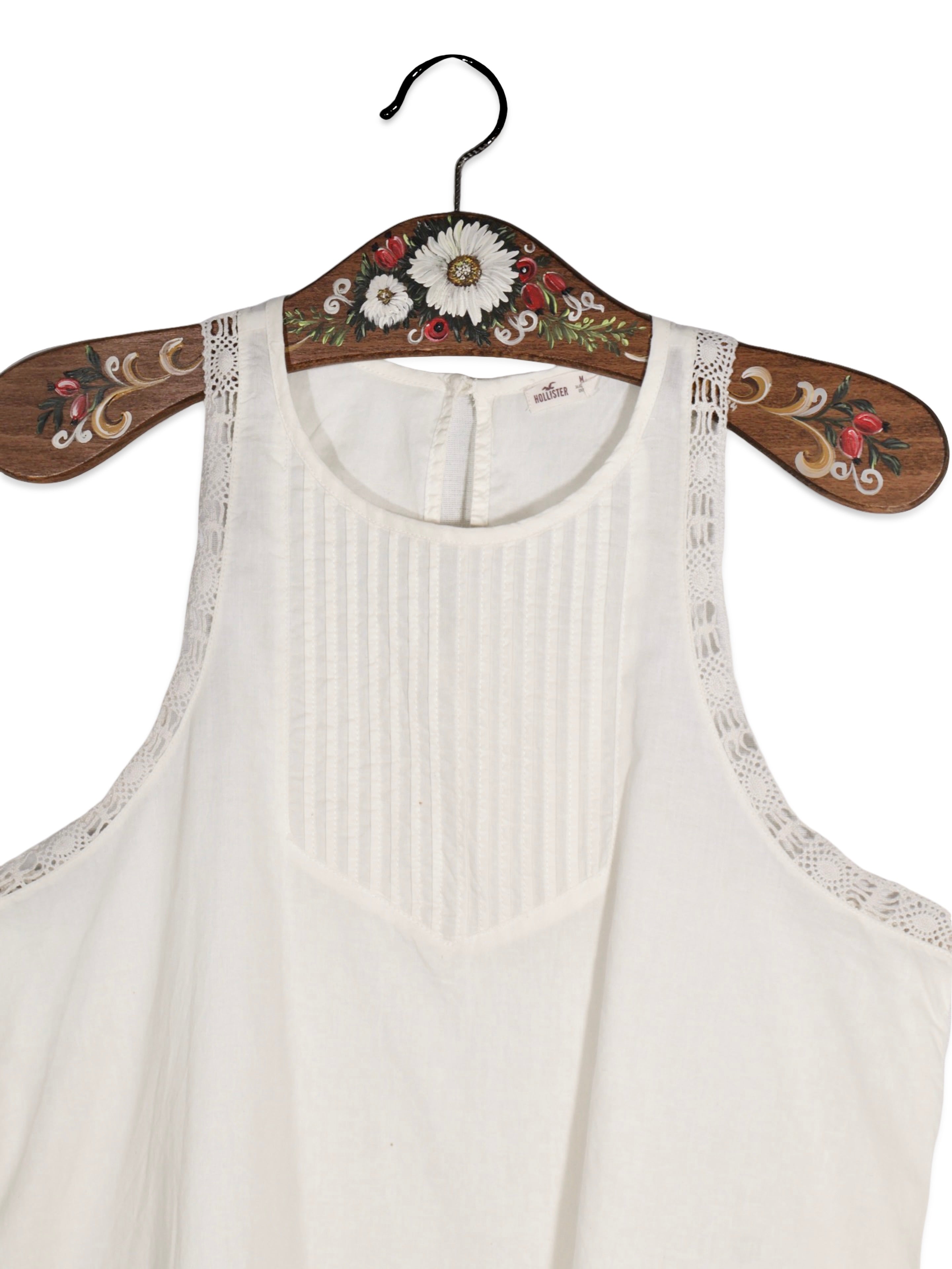 Top Hollister cu dantelă fină – M – Femei - imagine 2