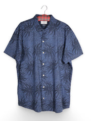 Cămașă JACK&JONES albastru inchis cu imprimeu tropical – XXL – Bărbați - imagine 1