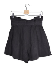Pantaloni scurți Premium cu talie inalta si pliuri – M – Femei - imagine 3