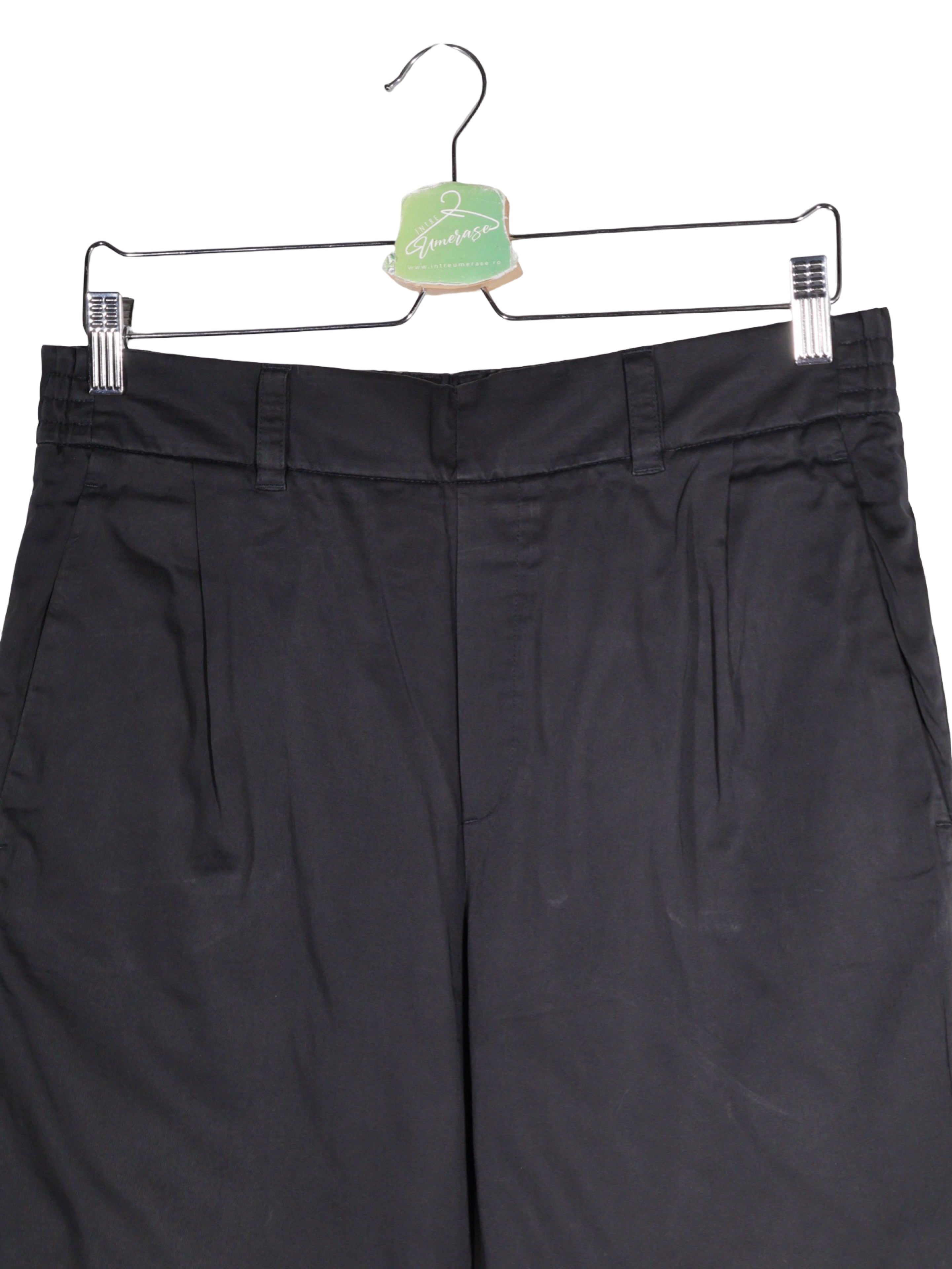 Pantaloni Drykorn negru cu finisaj neted – XS – Femei - imagine 2