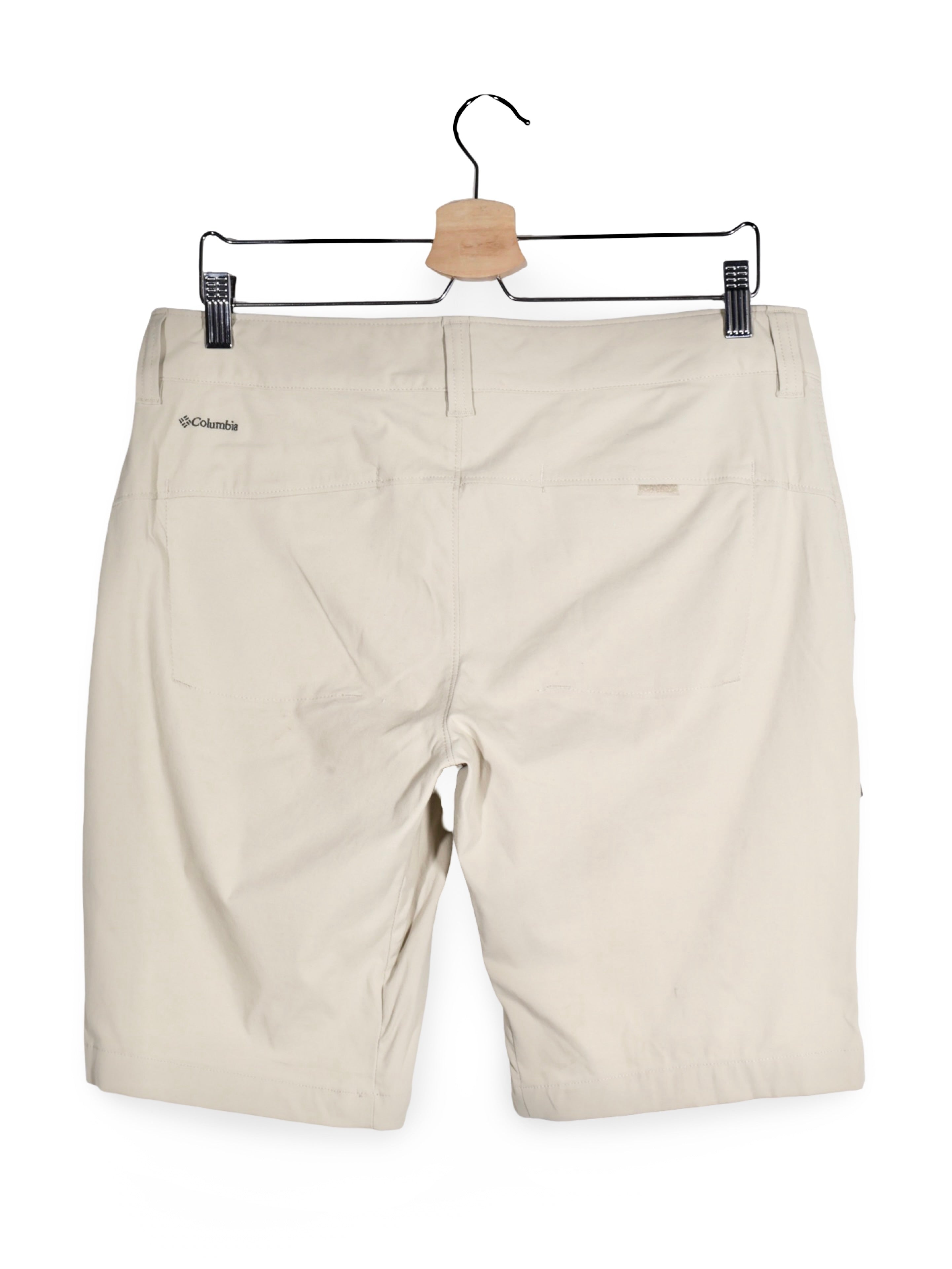 Pantaloni scurți Columbia bej deschis cu finisaj tehnic – L – Femei - imagine 3