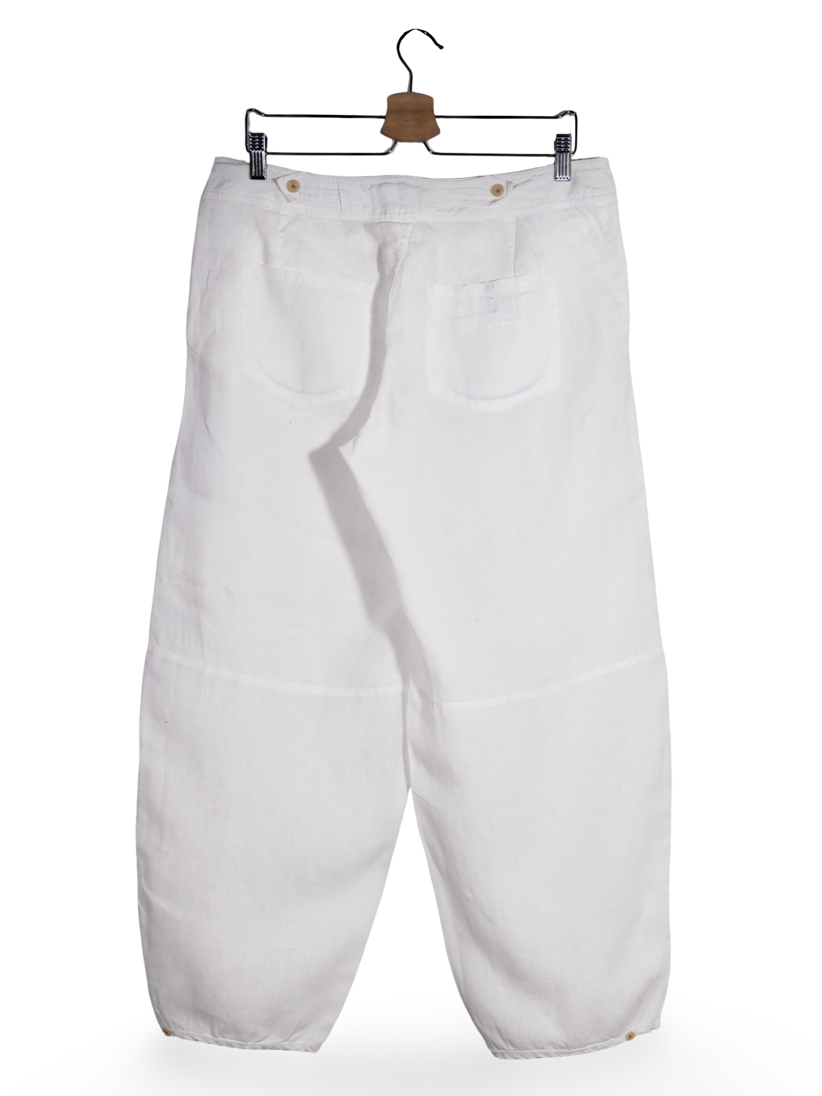 Pantaloni Noa Noa alb cu croială amplă – L – Femei - imagine 2