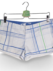 Pantaloni O'Neill alb cu imprimeu tartan – M – Femei - imagine 3